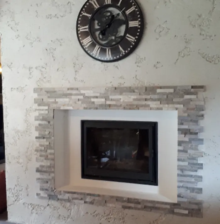 Installation d'un insert à bois